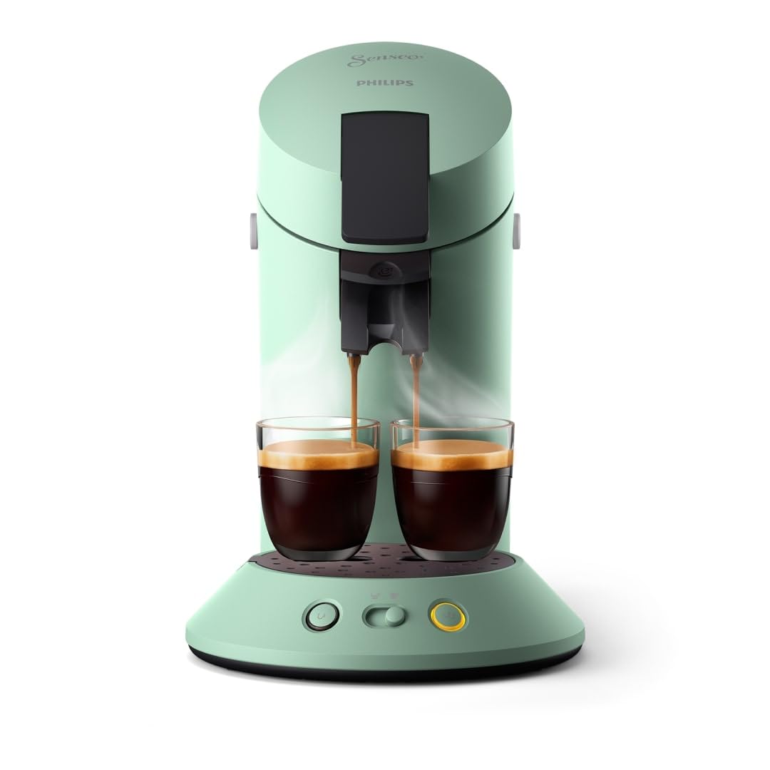 Machine à Café à Dosettes Original Plus CSA210/80 – Vert Désert, 2 Tasses