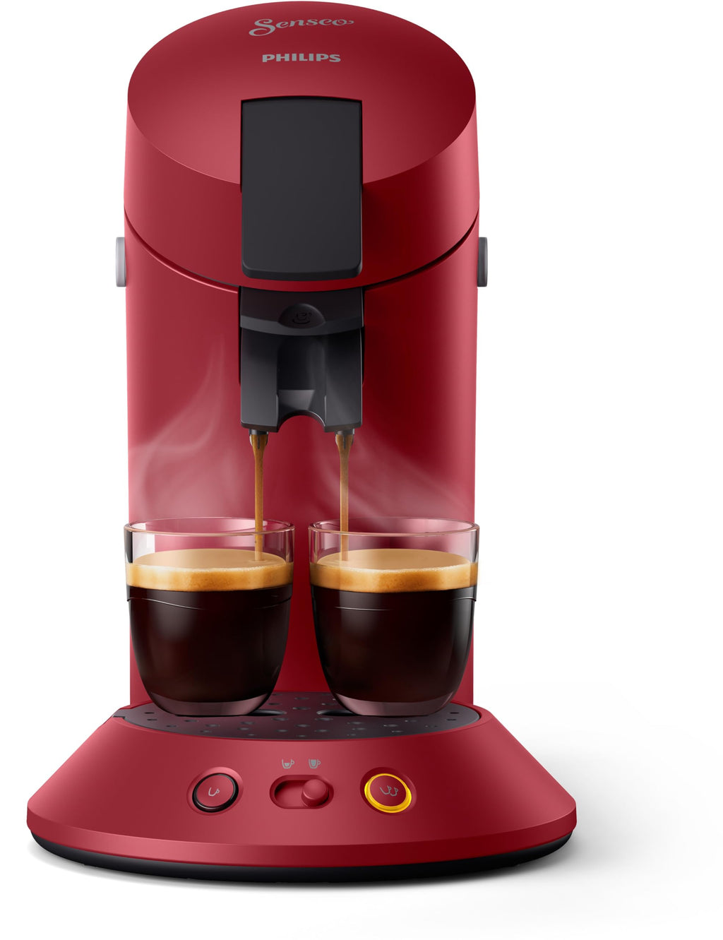 Machine à Café à Dosettes Original Plus CSA210/91 – Rouge, 1 ou 2 Tasses