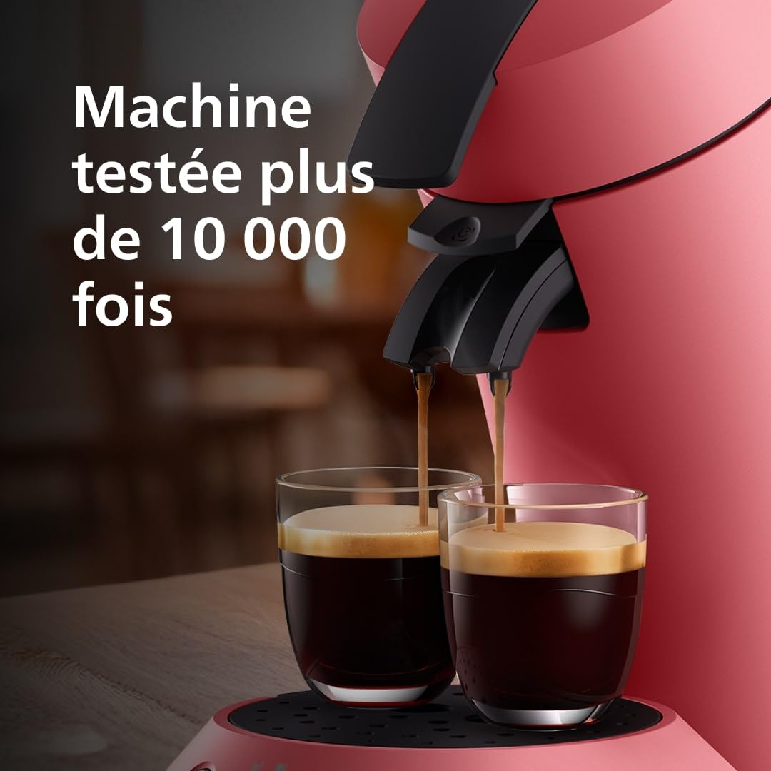 Machine à Café à Dosettes Original Plus CSA210/35 – Rouge Tendre