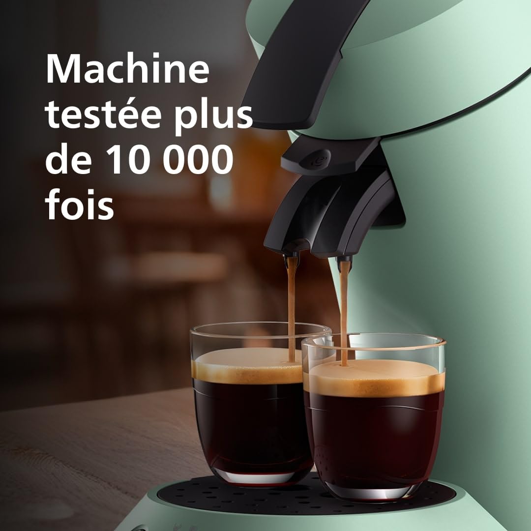 Machine à Café à Dosettes Original Plus CSA210/80 – Vert Désert, 2 Tasses