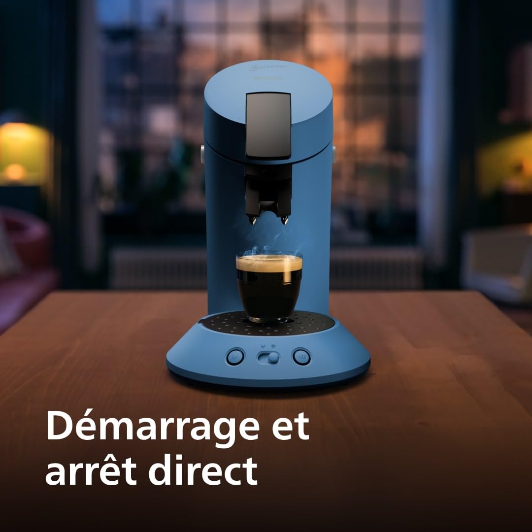 Machine à Café à Dosettes Original Plus CSA210/00 – Bleu Paon
