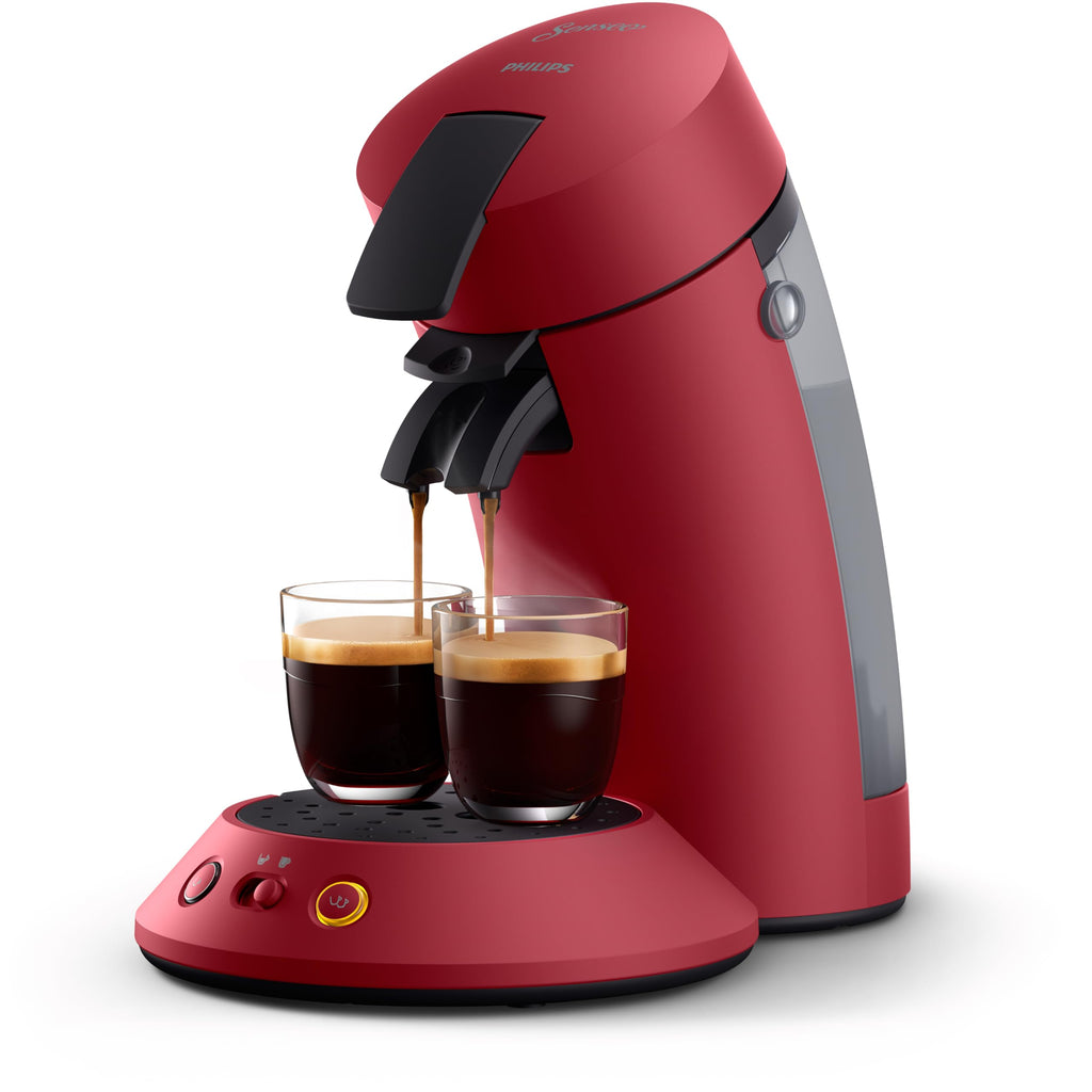 Machine à Café à Dosettes Original Plus CSA210/91 – Rouge, 1 ou 2 Tasses