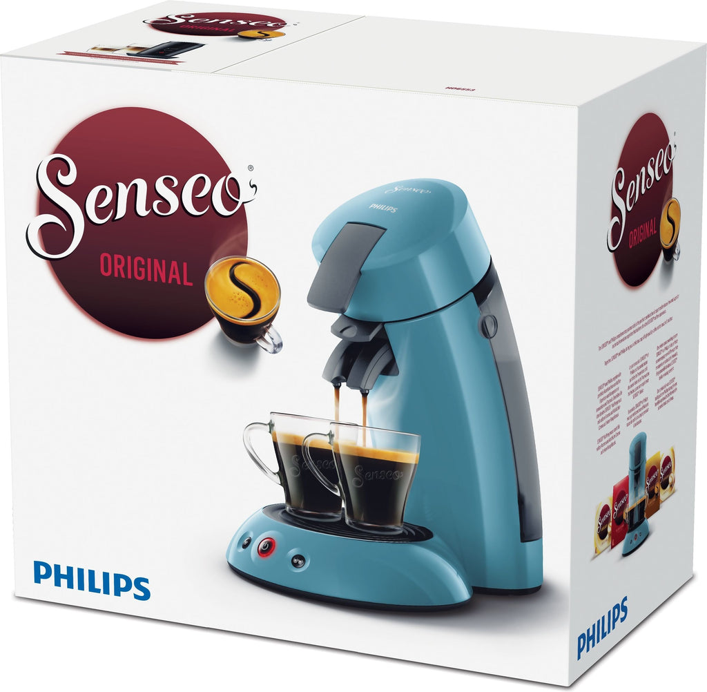 Machine à Café à Capsules HD6553/21 – Bleu, Réservoir 0,7 L, 1450 W