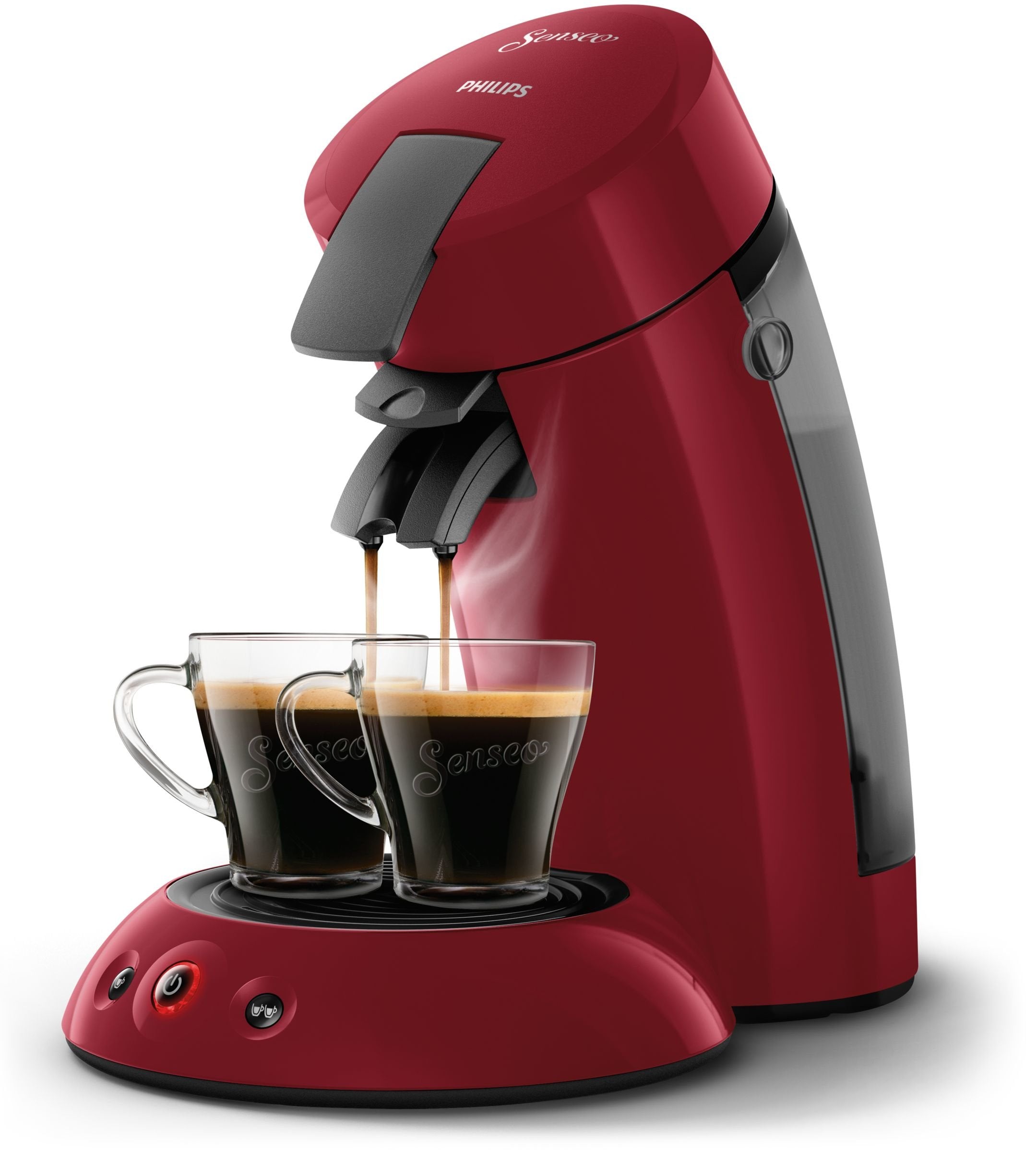 Cafetière à Capsules Indépendante HD6553/81 – Rouge, 0,7 L, 1450 W