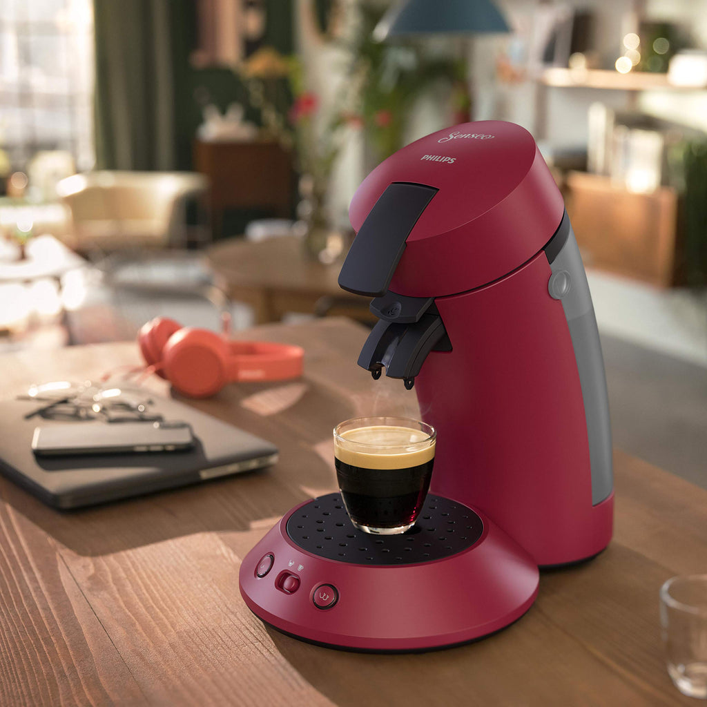 Machine à Café à Dosettes Original Plus CSA210/91 – Rouge, 1 ou 2 Tasses